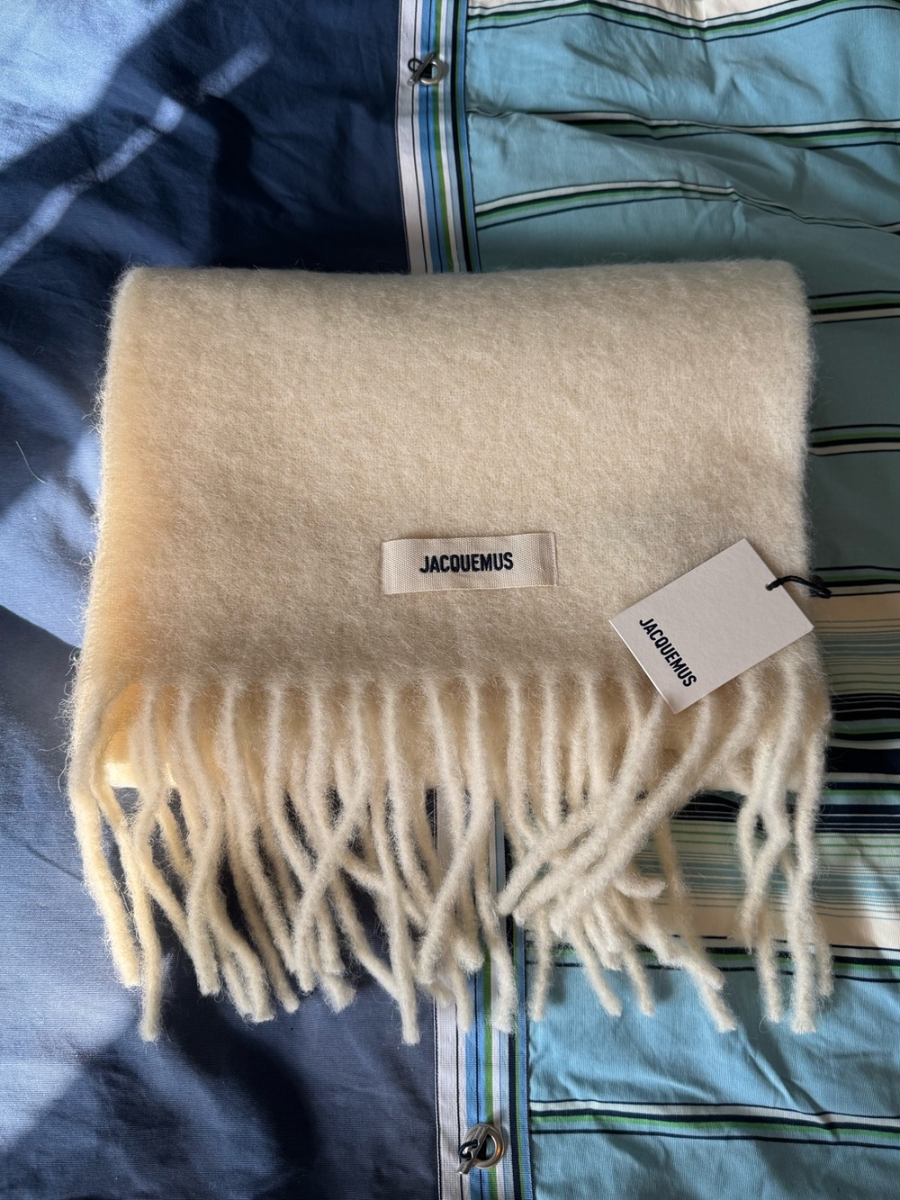 New Jacquemus Off-White La Casa ‘The Carro’ Scarf